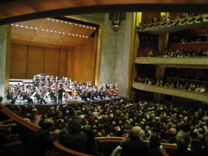 Bavarian Radio Symphony Orchestra in Theatre des Champs Elysees, Paris 
 
. Photo: Henning Høholt