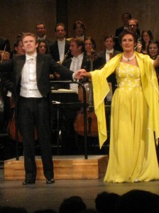 Daniel Harding and Waltraud Meier together with Mahler Chamber Orchestra, performing Tristan and Isolde at Théâtre des Champs-Élysées in Paris. 09 
.  Photo: Henning Høholt