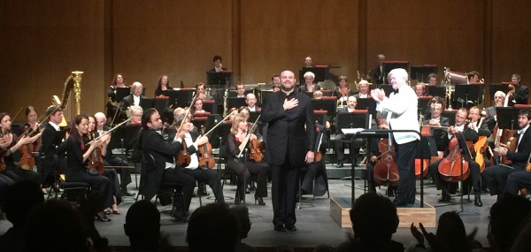 Joseph Calleja and Orchestre National d´Ile-de-France. conductor Andrew Greenwood at Théâtre des Champs Élysées. 19.6.2015. Foto Henning Høholt