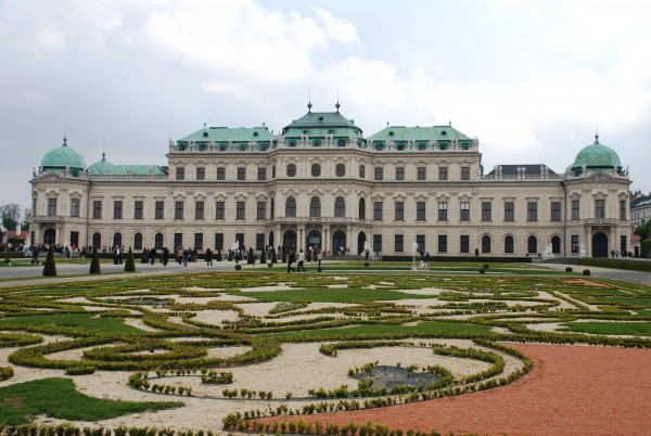 Belvedere, Upper Palace Wien. The plan for the construction of the Upper Belvedere in its current form replaced the primary idea of the construction of a gloriette ‘‘with a beautiful view of the city’’. The construction work took place between 1717 and 1723. Foto Henning Høholt