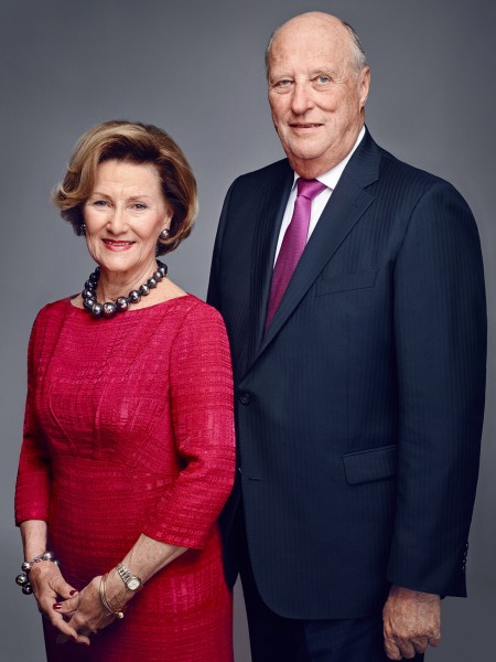 Deres Majesteter Kongen og Dronningen. Foto Jørgen Gomnæs, Det kongelige hoff