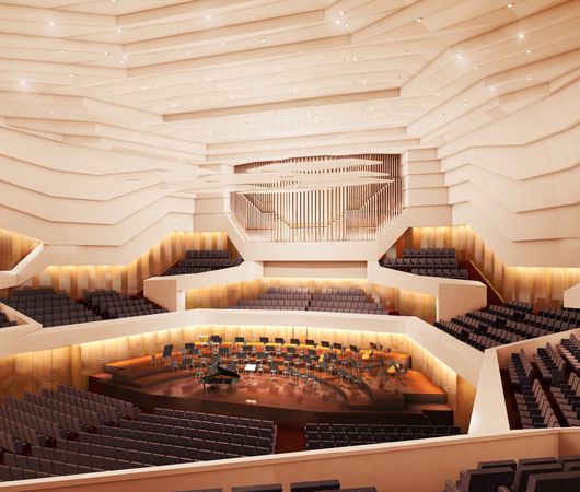 Concert Hall © gmp – Architekten von Gerkan, Marg und Partner