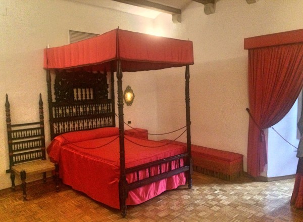 The red bedroom 